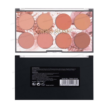 Miss Rose 8 Color Blush Palette