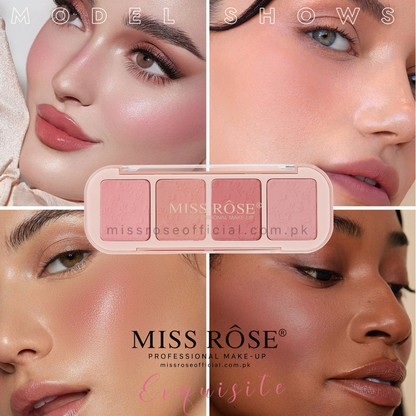 Miss Rose 4 Color Blushers