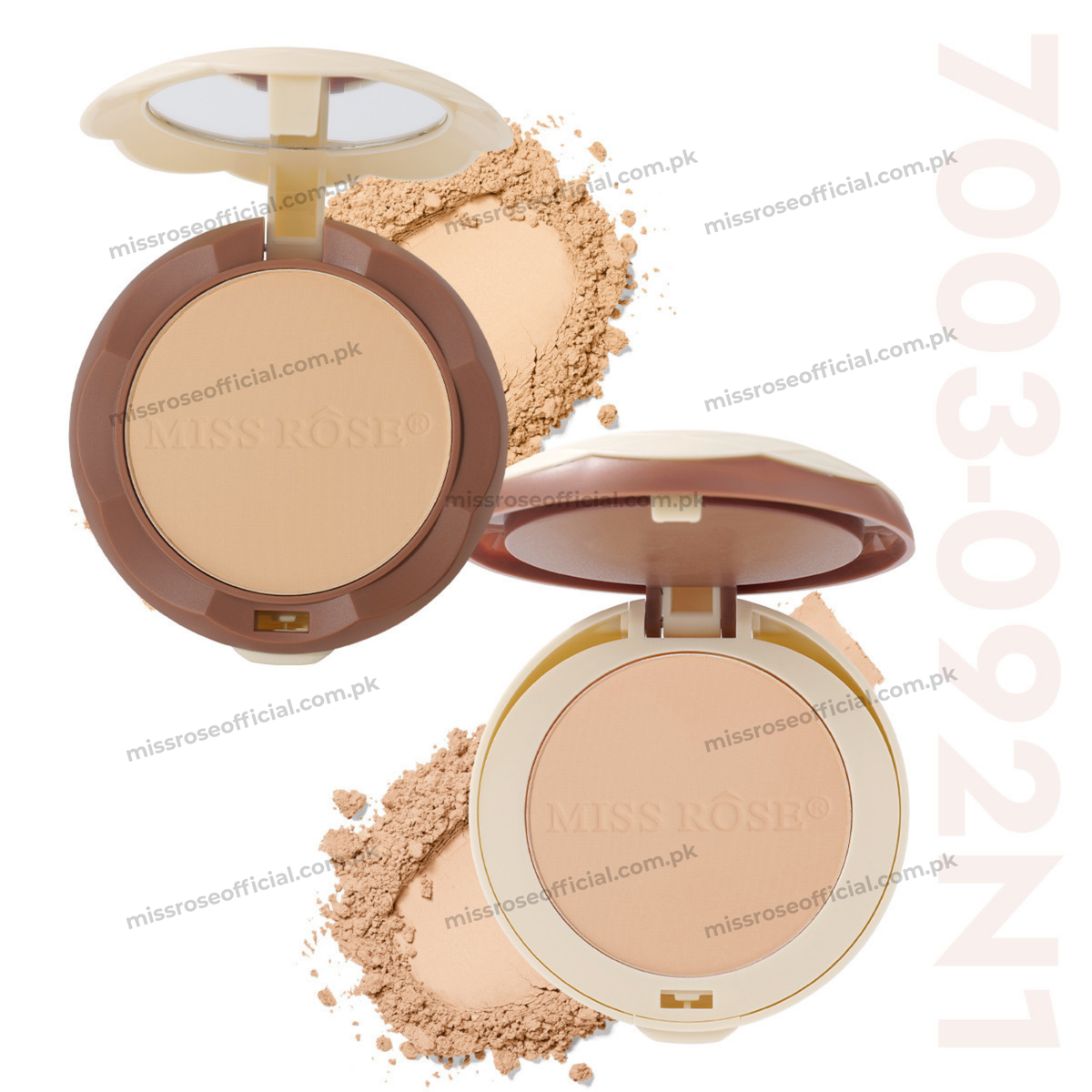 Miss Rose Oil Control Flawless Compact powder