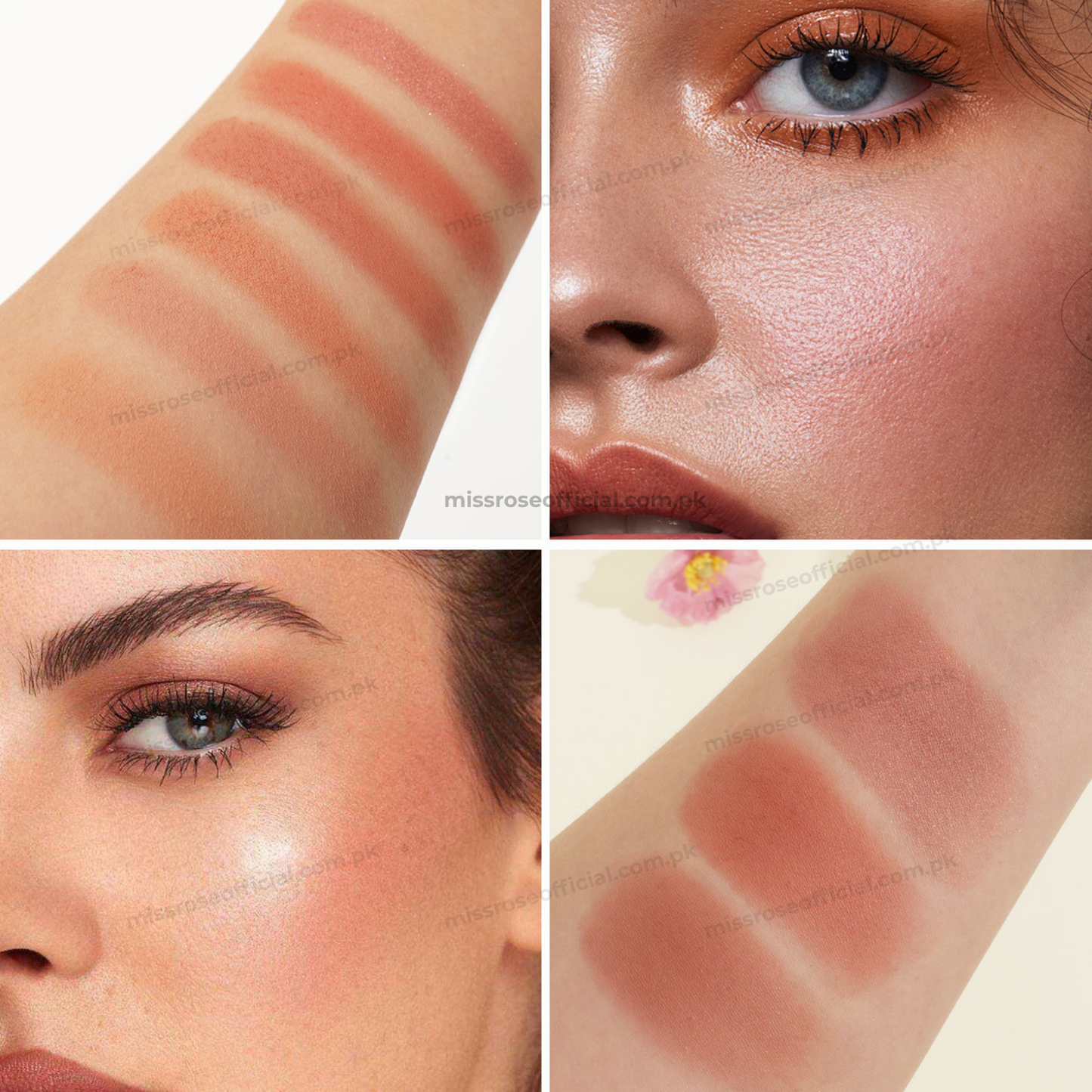 Miss Rose 8 Color Blush Palette