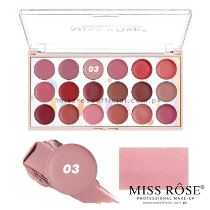 Miss Rose 18 Color Lipstick Kit (NEW)