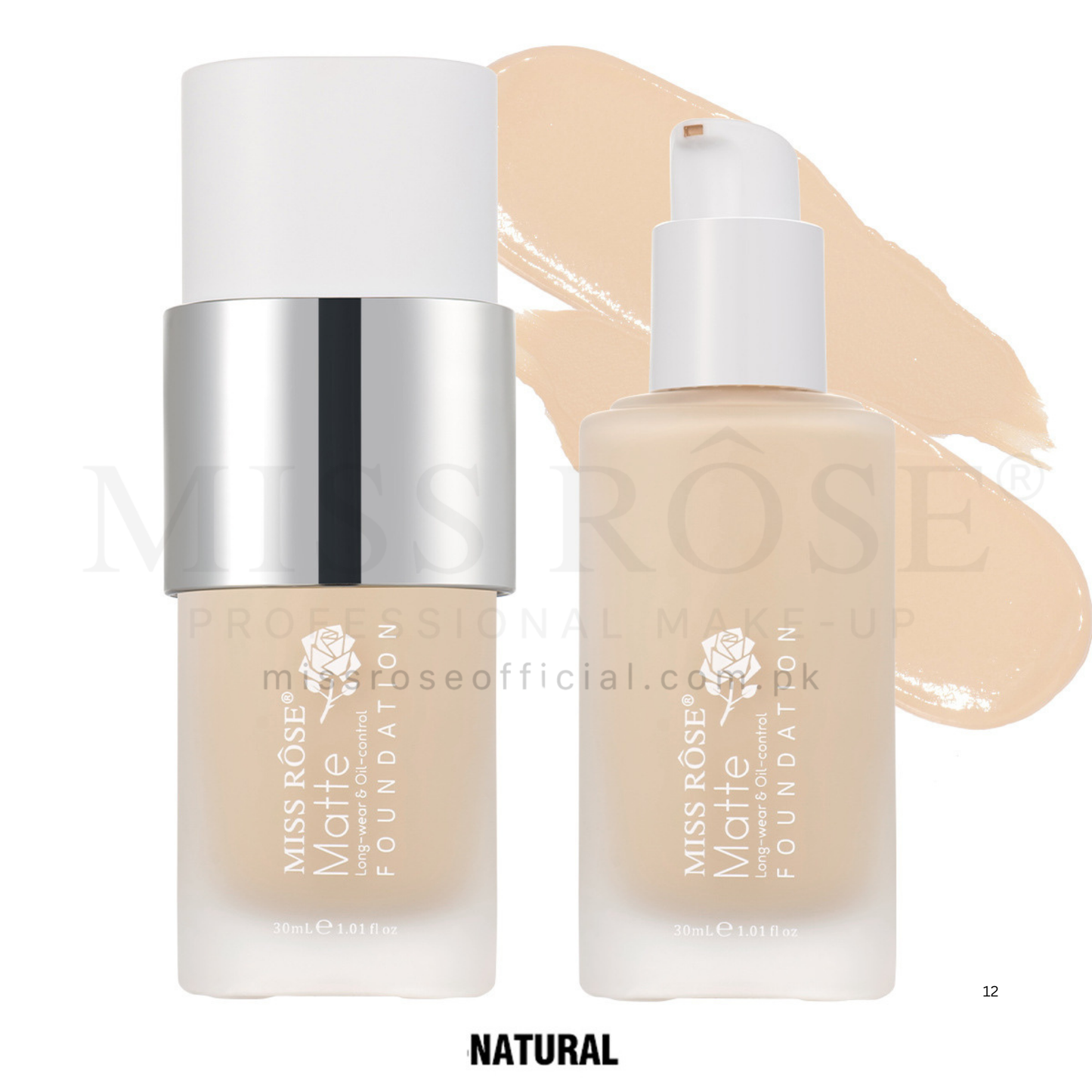 Matte Foundation Long Wear & Oil Control
