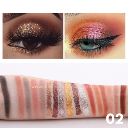 Eyeshadow & Glitter Palette 18 Colors