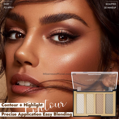 MISS RÔSE® 4 Color Bronze & Highlight Kit