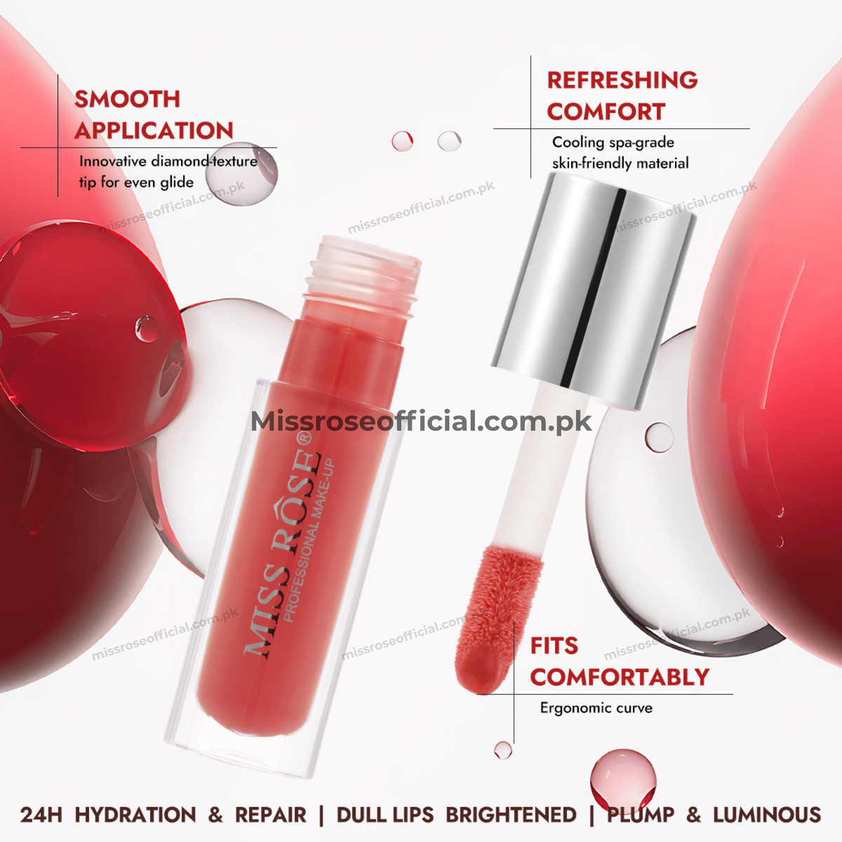 MISS RÔSE® Gloss Embrace Moisturizing Lip Comfort Essential Serum