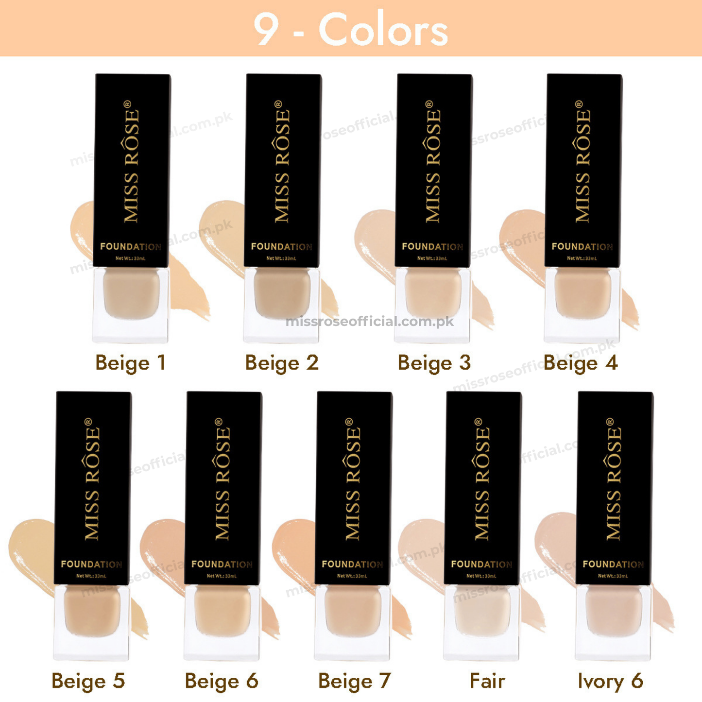 MISS RÔSE® Super Docile Foundation