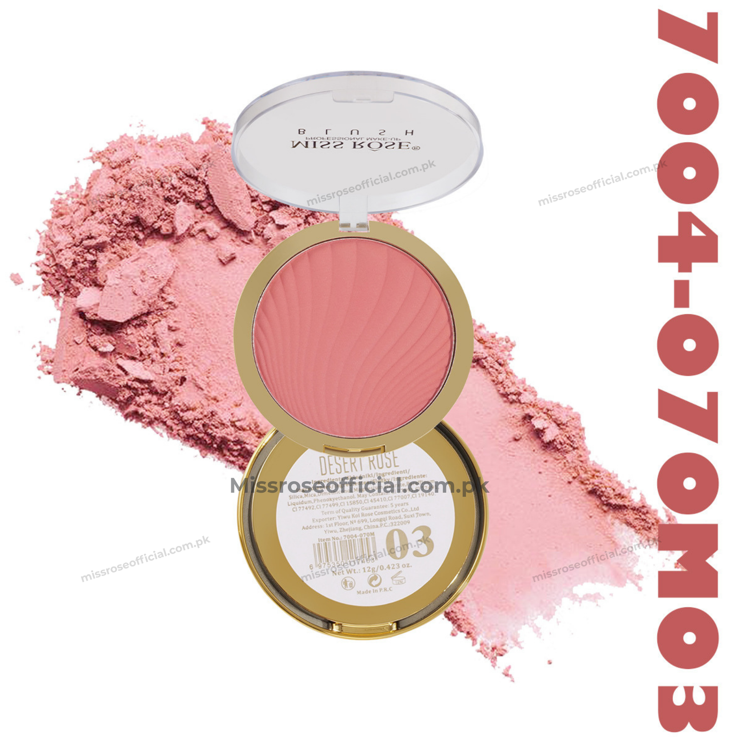 MISS RÔSE® Professional Fashion Blush