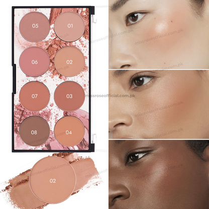 Miss Rose 8 Color Blush Palette