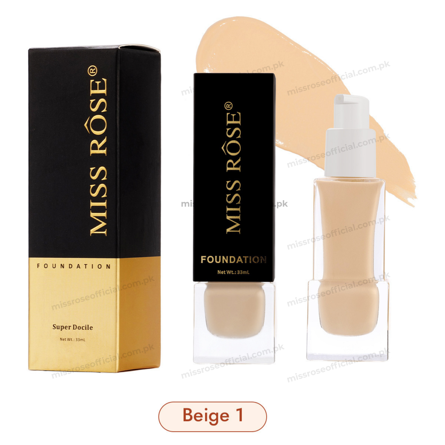 MISS RÔSE® Super Docile Foundation