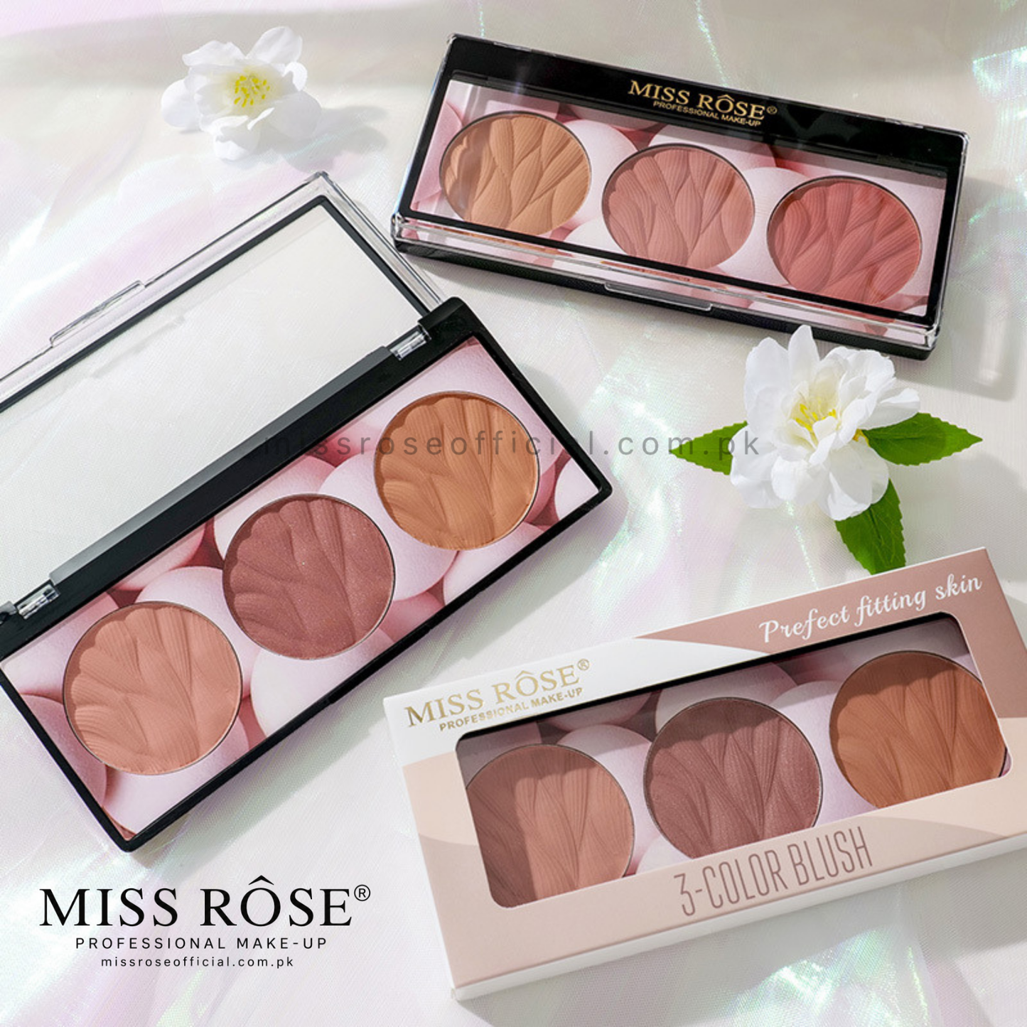 Miss Rose® 3 Color Blush