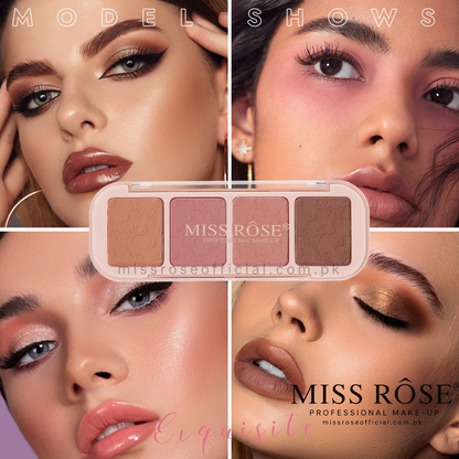 Miss Rose 4 Color Blushers