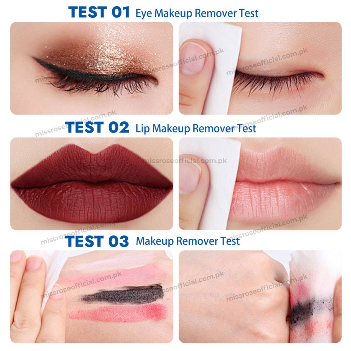 Miss Rose Makeup Remover Cleanses & Hydrates