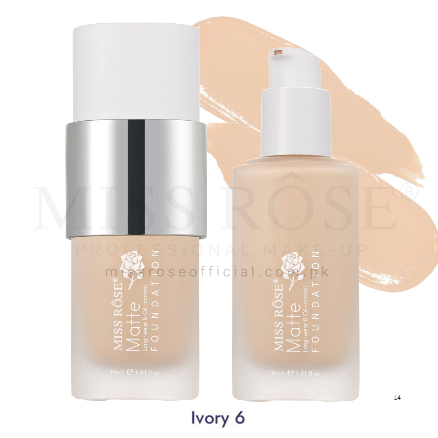 Matte Foundation Long Wear & Oil Control