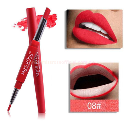 Dual Ended Lip Liner & Lipstick (Red)