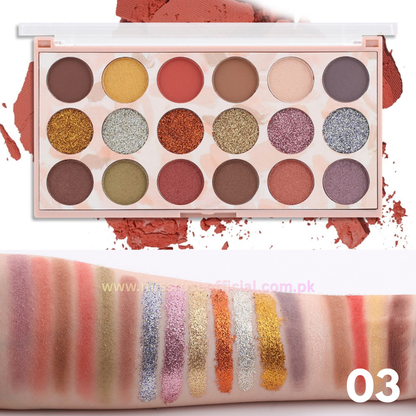 Eyeshadow & Glitter Palette 18 Colors