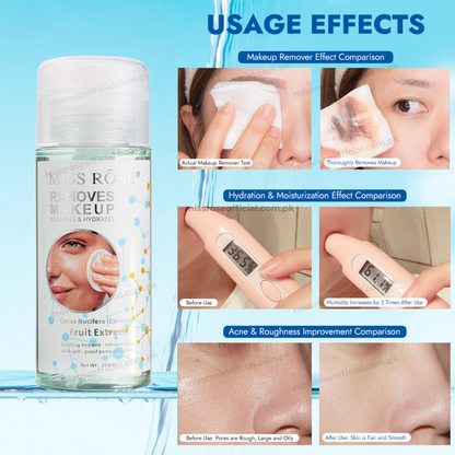 Miss Rose Makeup Remover Cleanses & Hydrates