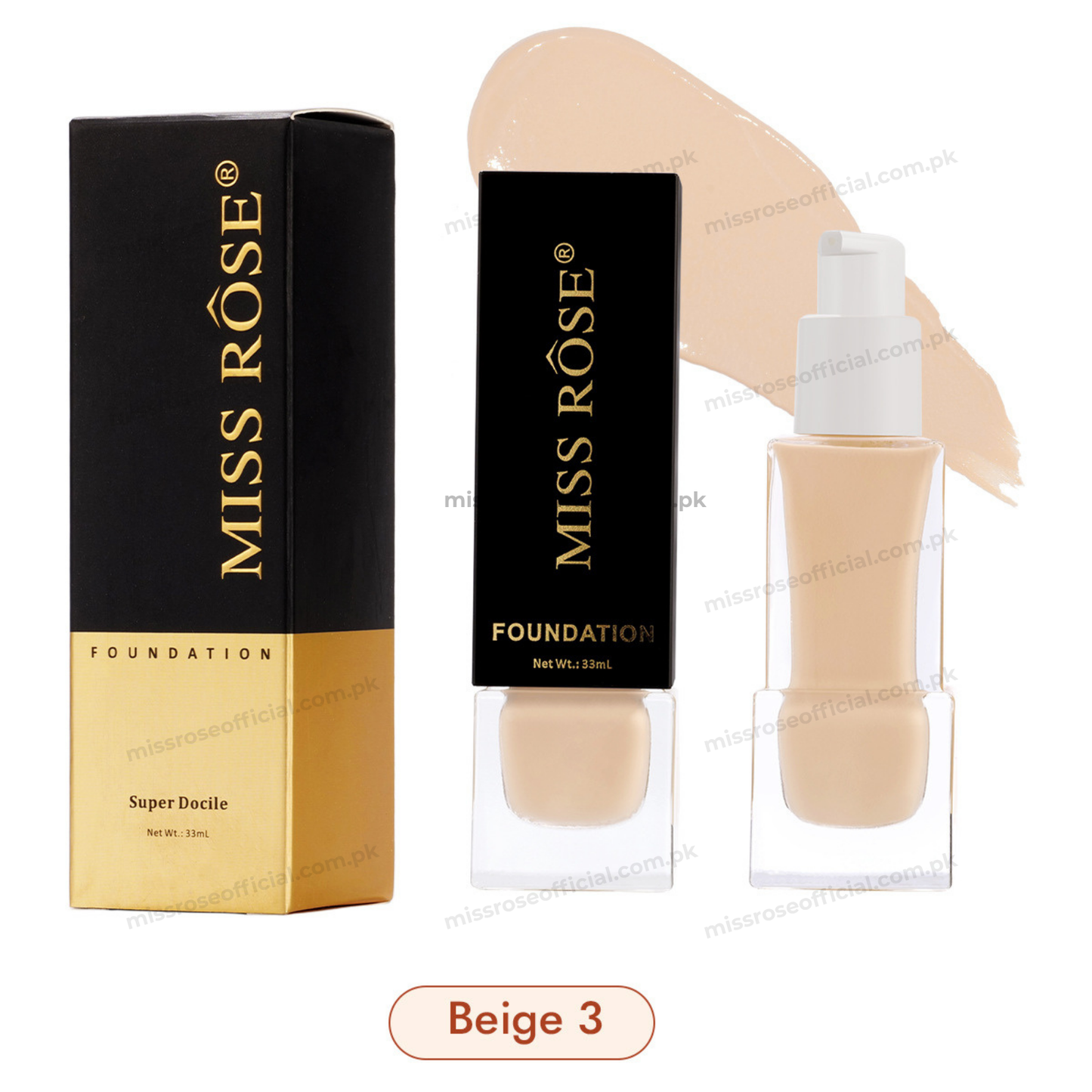 MISS RÔSE® Super Docile Foundation