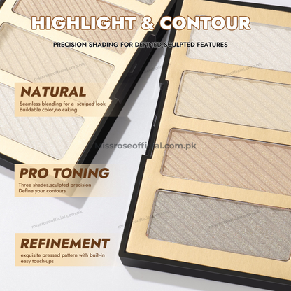 MISS RÔSE® 4 Color Bronze & Highlight Kit