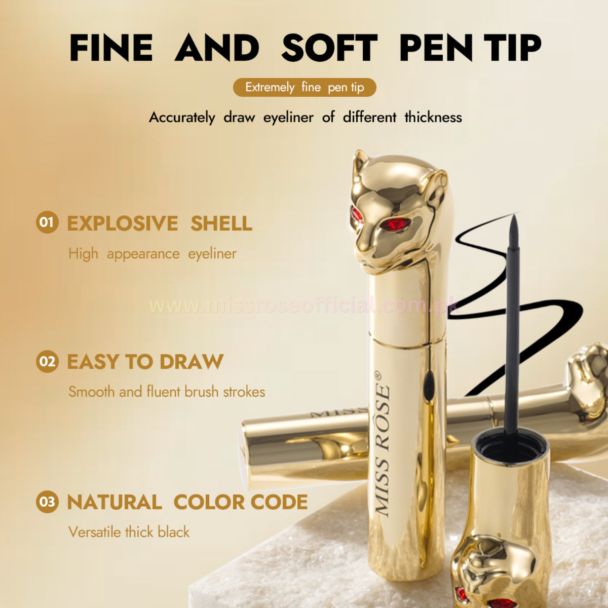 Tiger Fine Point Eyeliner
