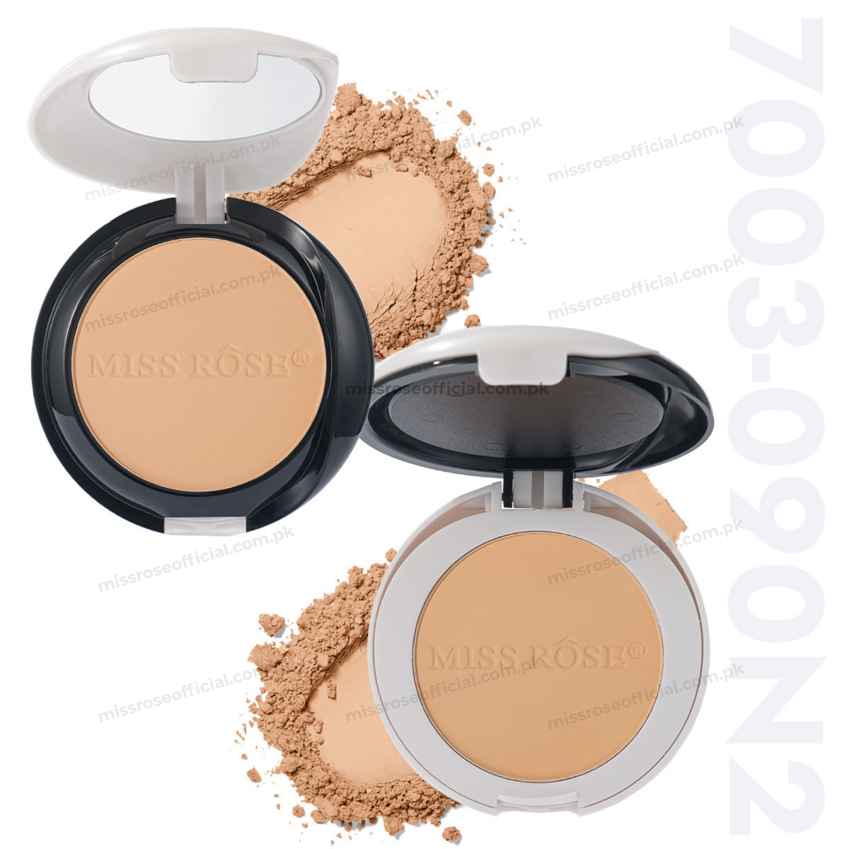 MISS RÔSE 2-in-1 Dual Tone Compact Powder