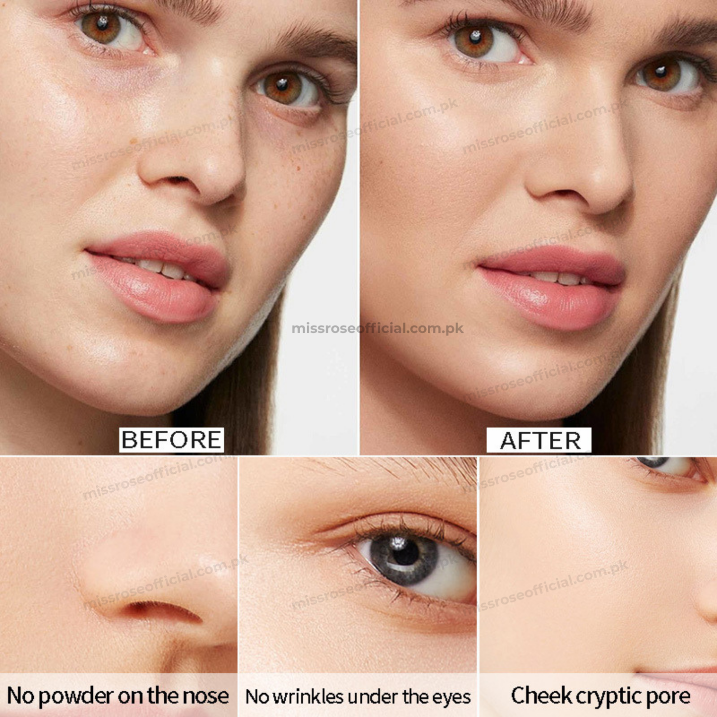 MISS RÔSE® Ultra Strong Coverage Liquid Foundation