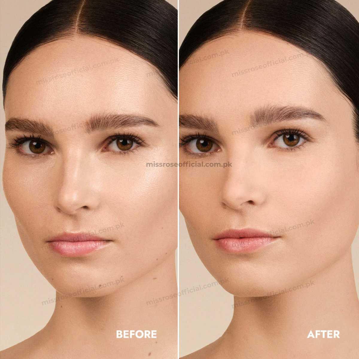 MISS RÔSE 2-in-1 Dual Tone Compact Powder