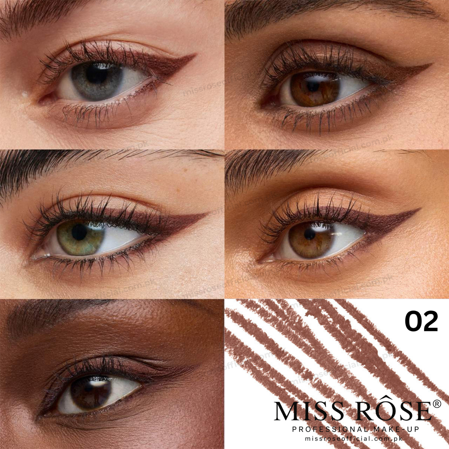 MISS ROSE® All-In-One Eyeliner / Eyebrow Pencil