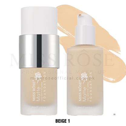 Matte Foundation Long Wear & Oil Control