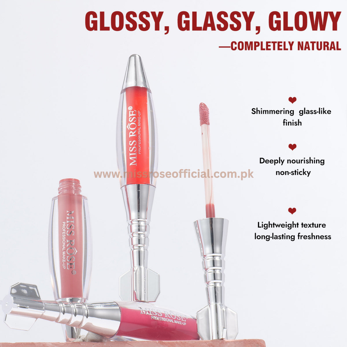 Silver Cupid's Arrow Full Moisturising Lip Gloss