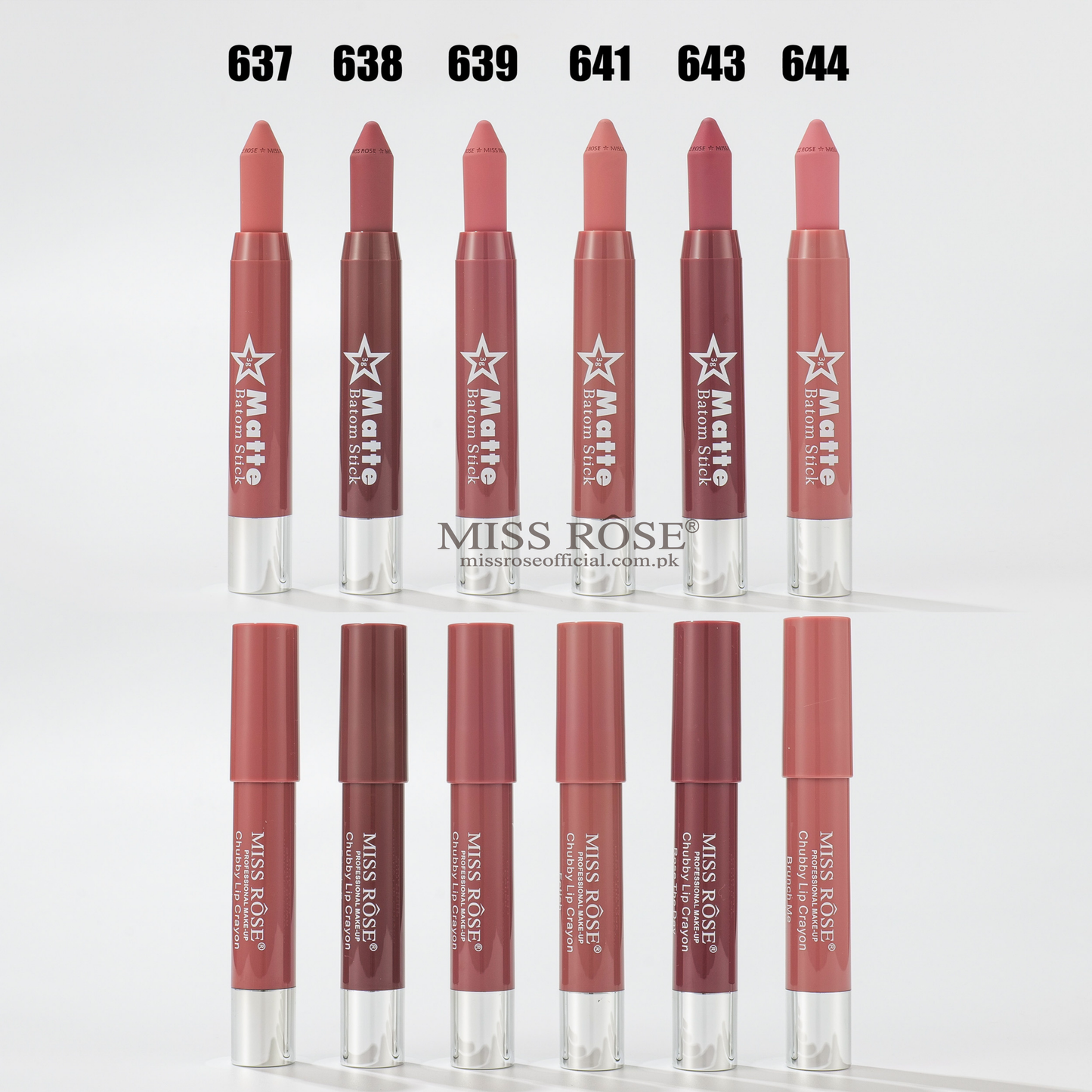 MISS RÔSE® Matte Lip Batom Stick
