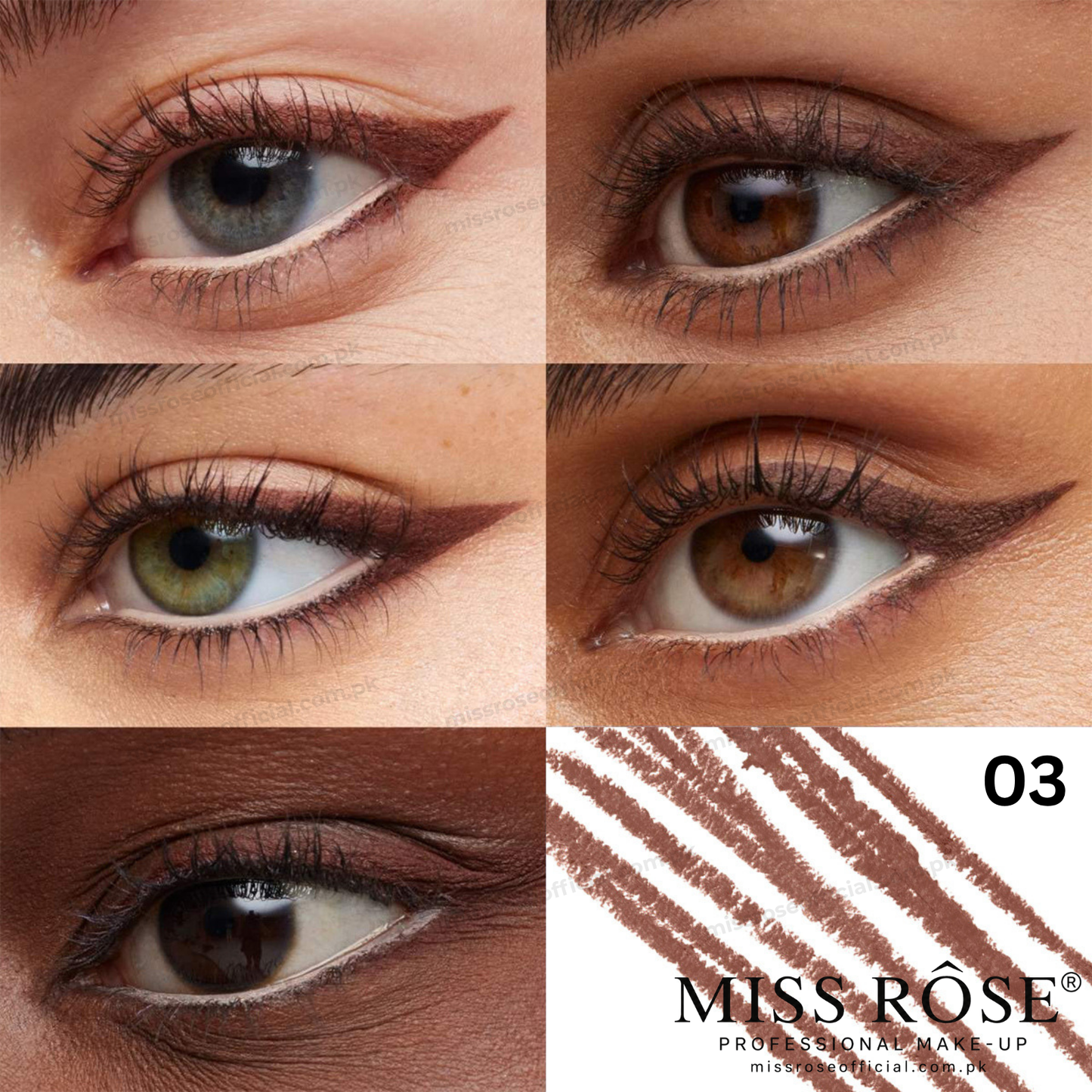 MISS ROSE® All-In-One Eyeliner / Eyebrow Pencil