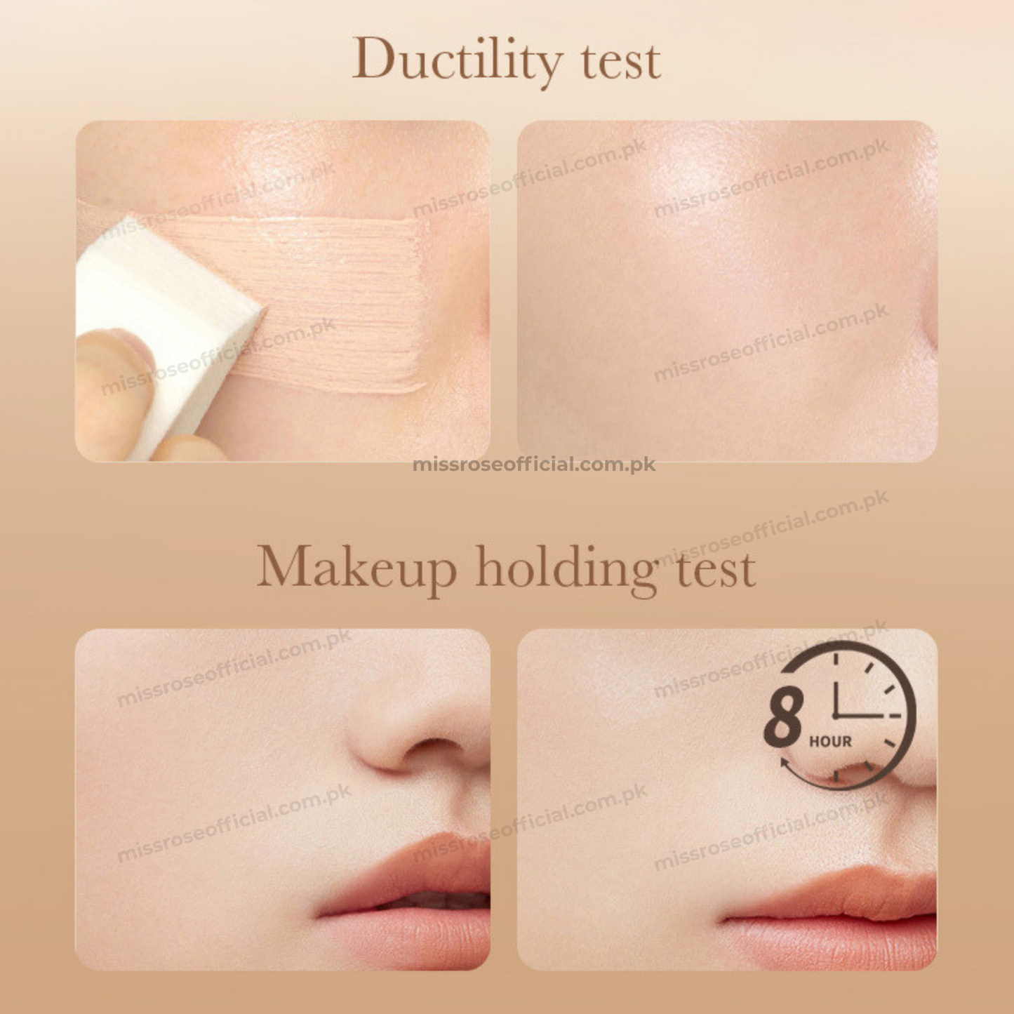 MISS RÔSE® Ultra Strong Coverage Liquid Foundation