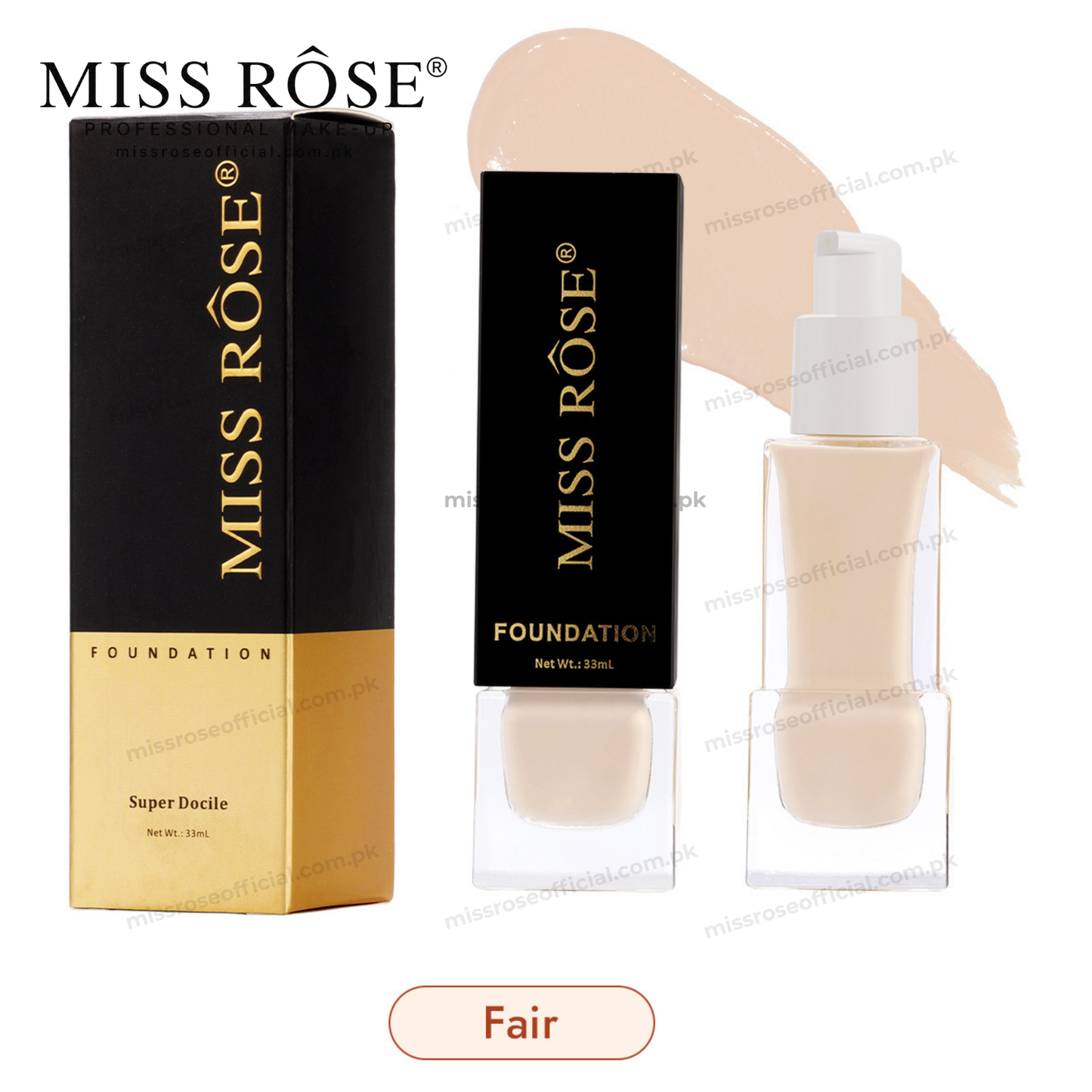 MISS RÔSE® Super Docile Foundation