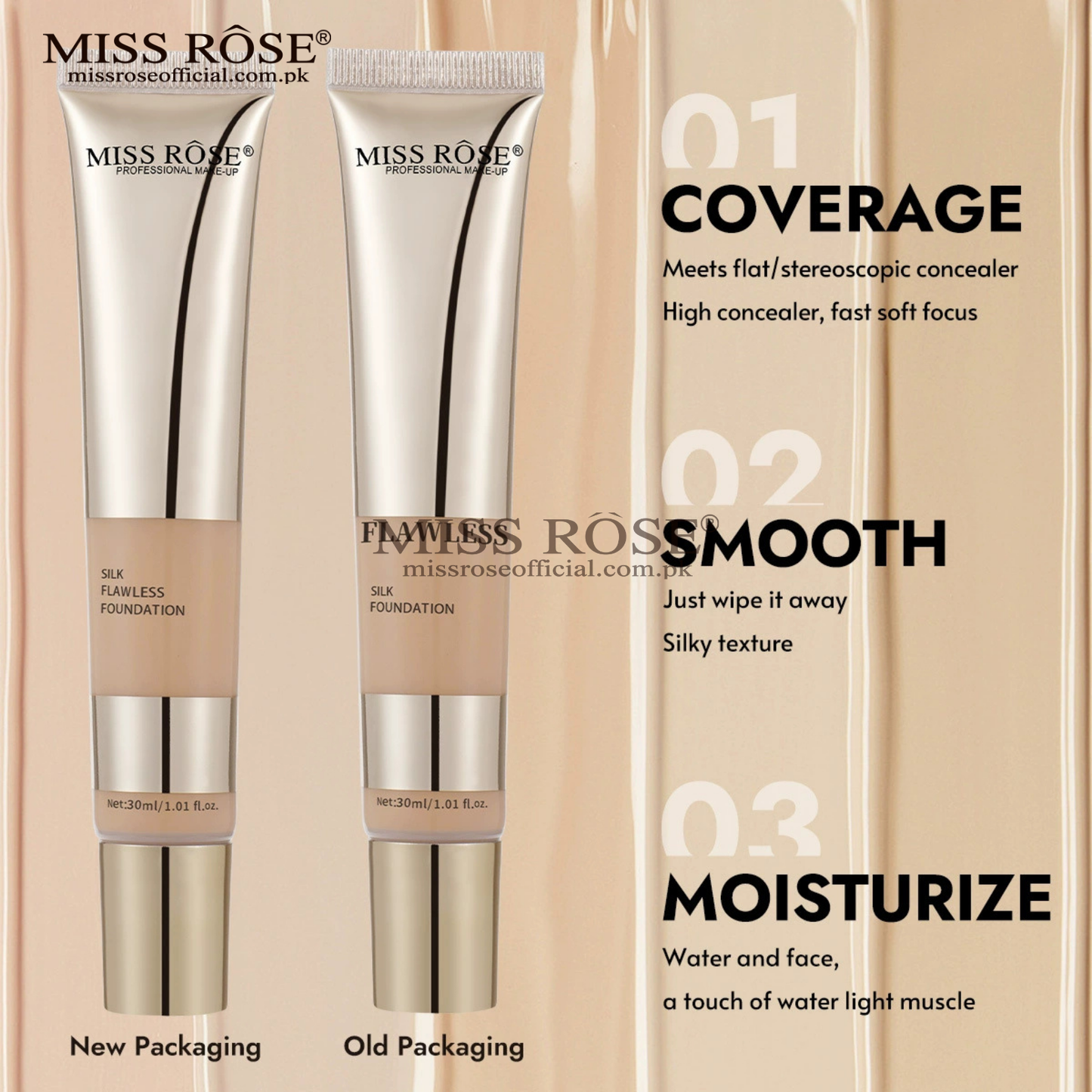 Miss Rose Silk Flawless Foundation