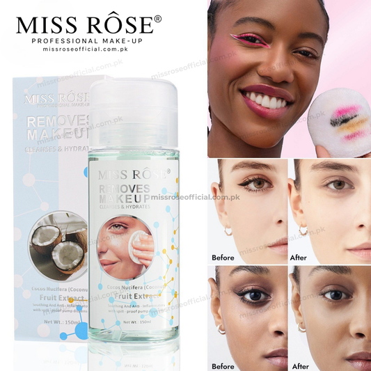 Miss Rose Makeup Remover Cleanses & Hydrates