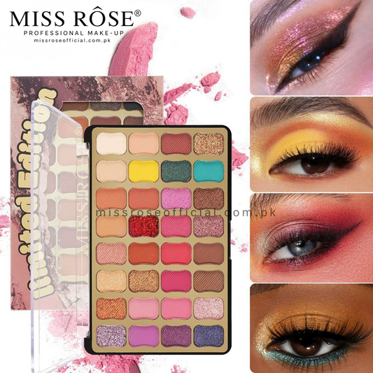 Miss Rose 32-Color Eyeshadows Palette