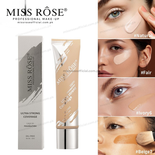 MISS RÔSE® Ultra Strong Coverage Liquid Foundation