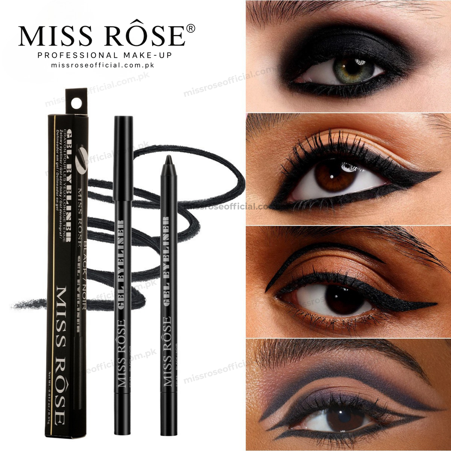 MISS RÔSE® Waterproof Gel Eyeliner