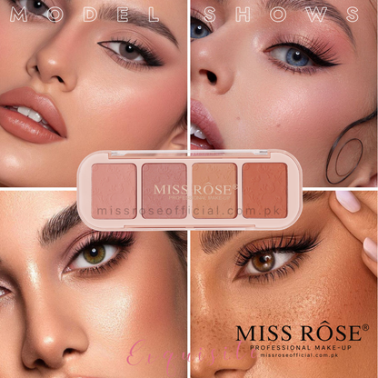 Miss Rose 4 Color Blushers