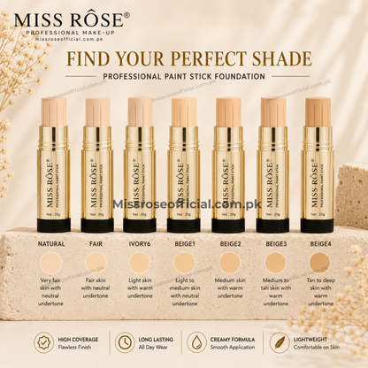 MISS RÔSE® Professional Paint Stick Foundation