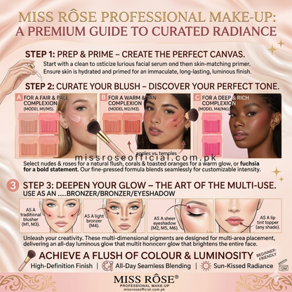 MISS RÔSE® Girly Pink Ocean Beachy Blusher