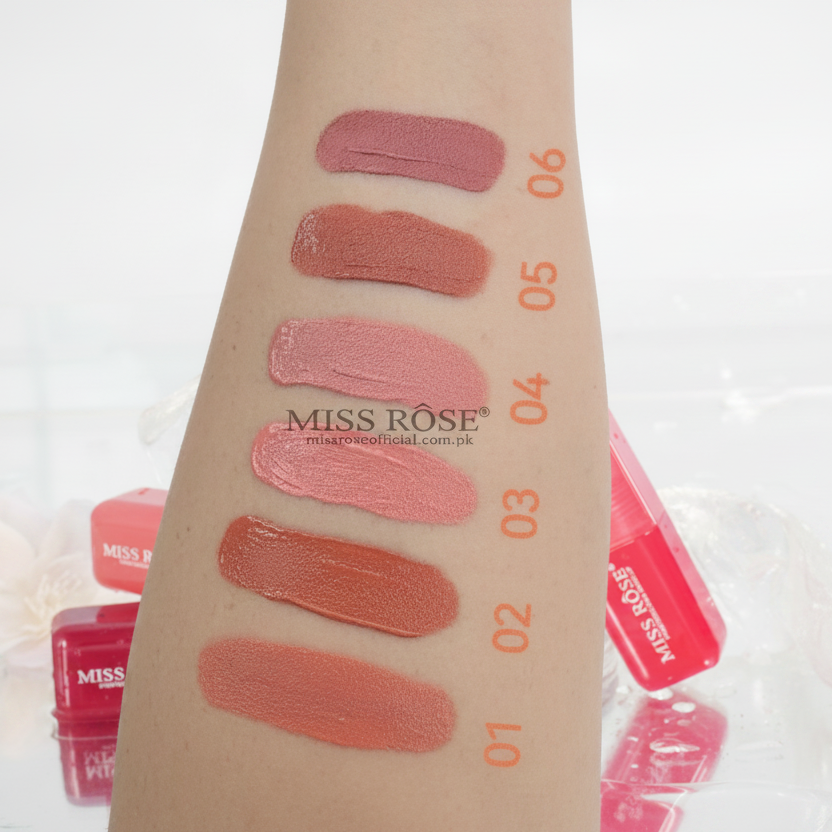MISS RÔSE® Liquid Blusher and Lipstick – 2 in 1 Lip & Cheek Tint