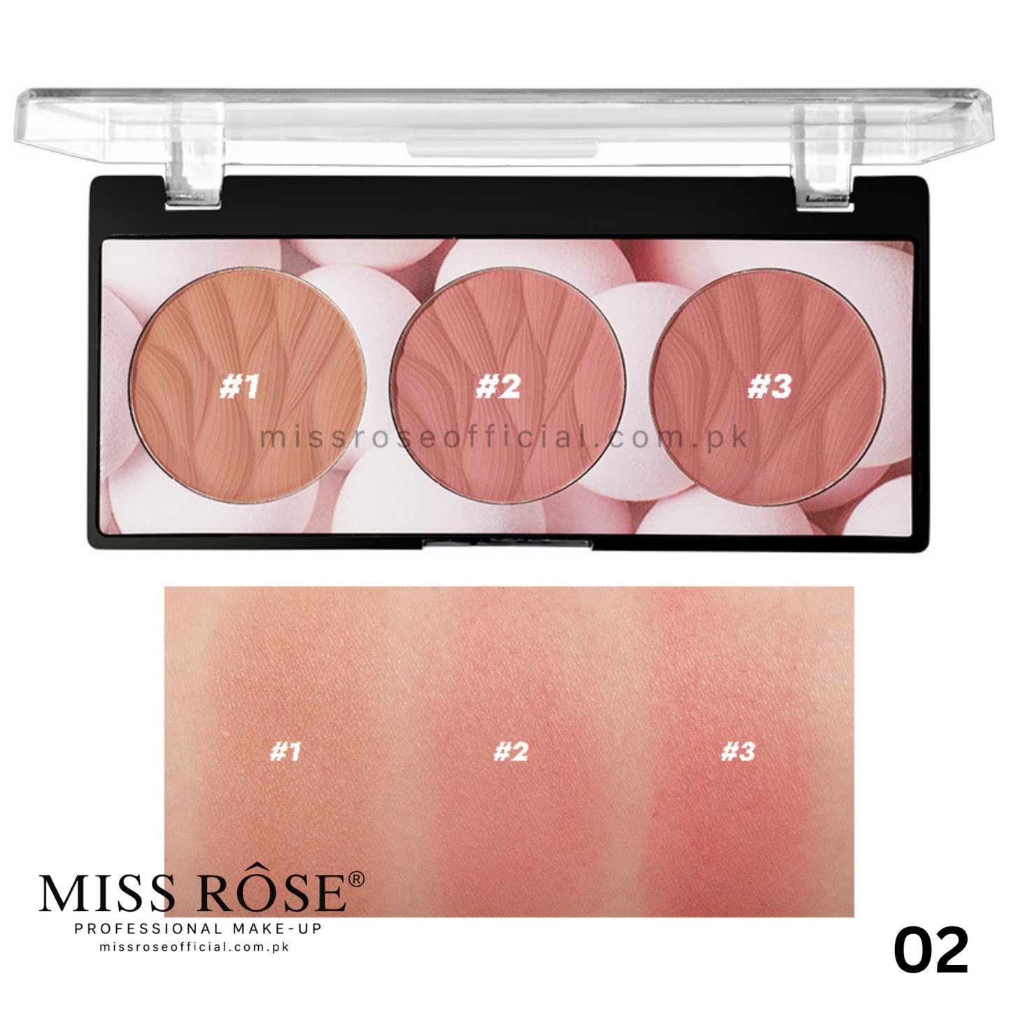 Miss Rose® 3 Color Blush