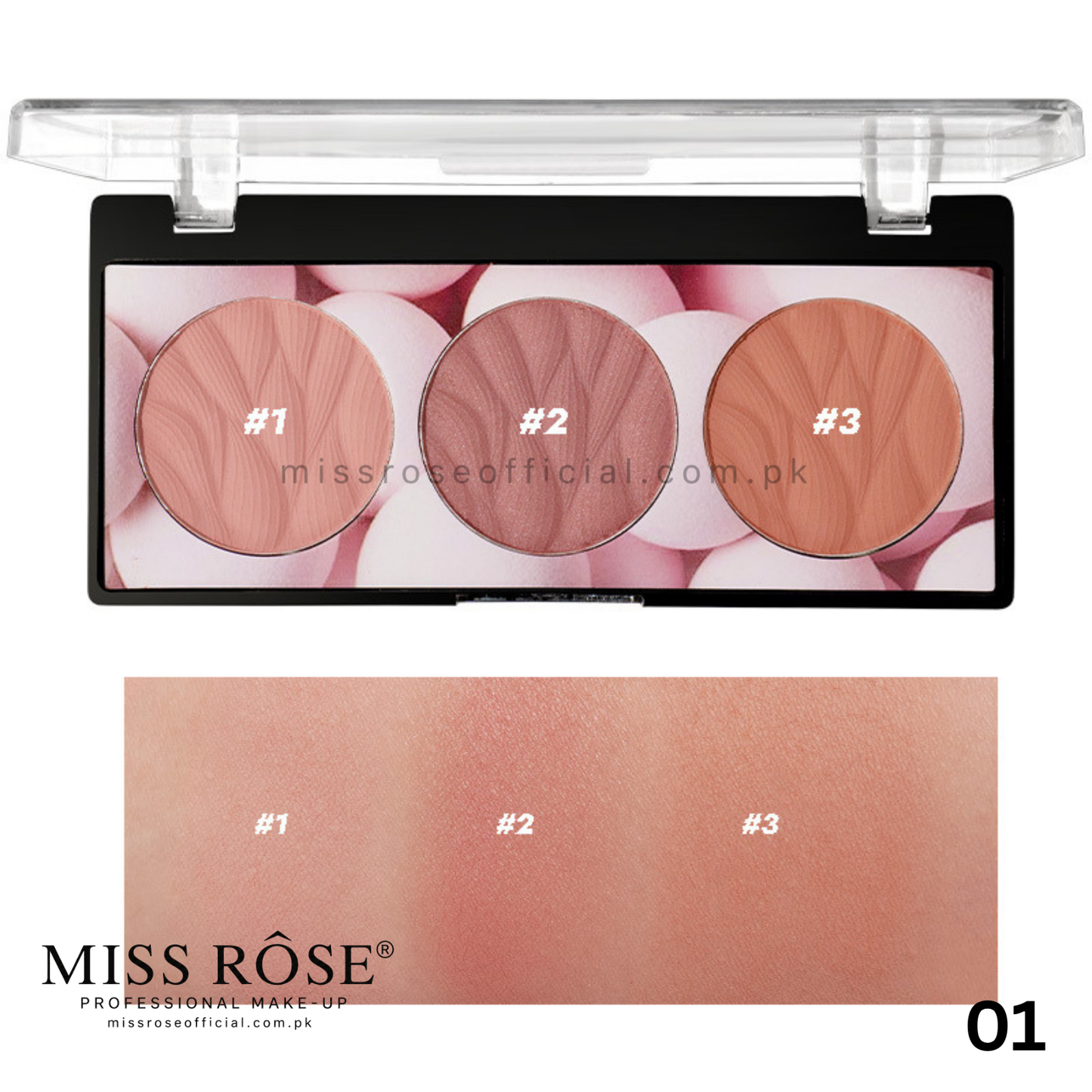 Miss Rose® 3 Color Blush