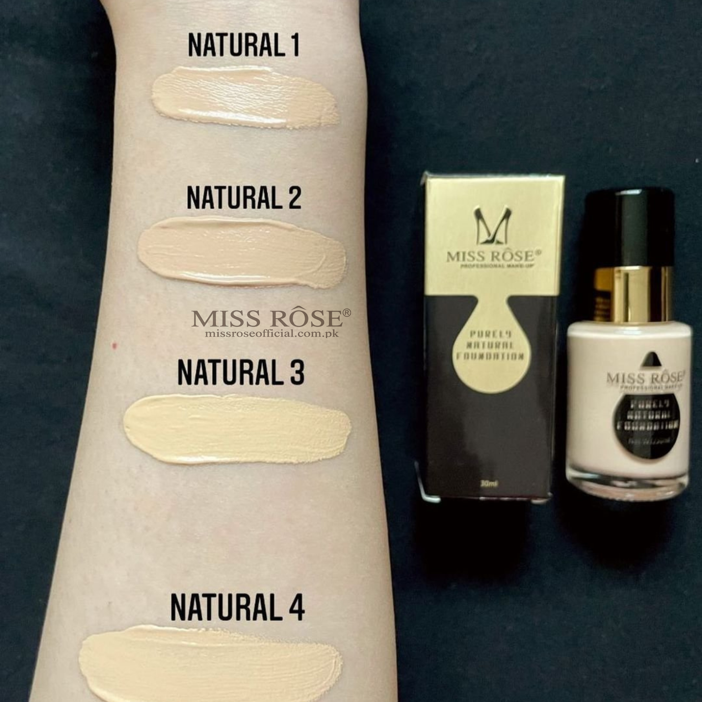 MISS RÔSE® Purely Natural Foundation
