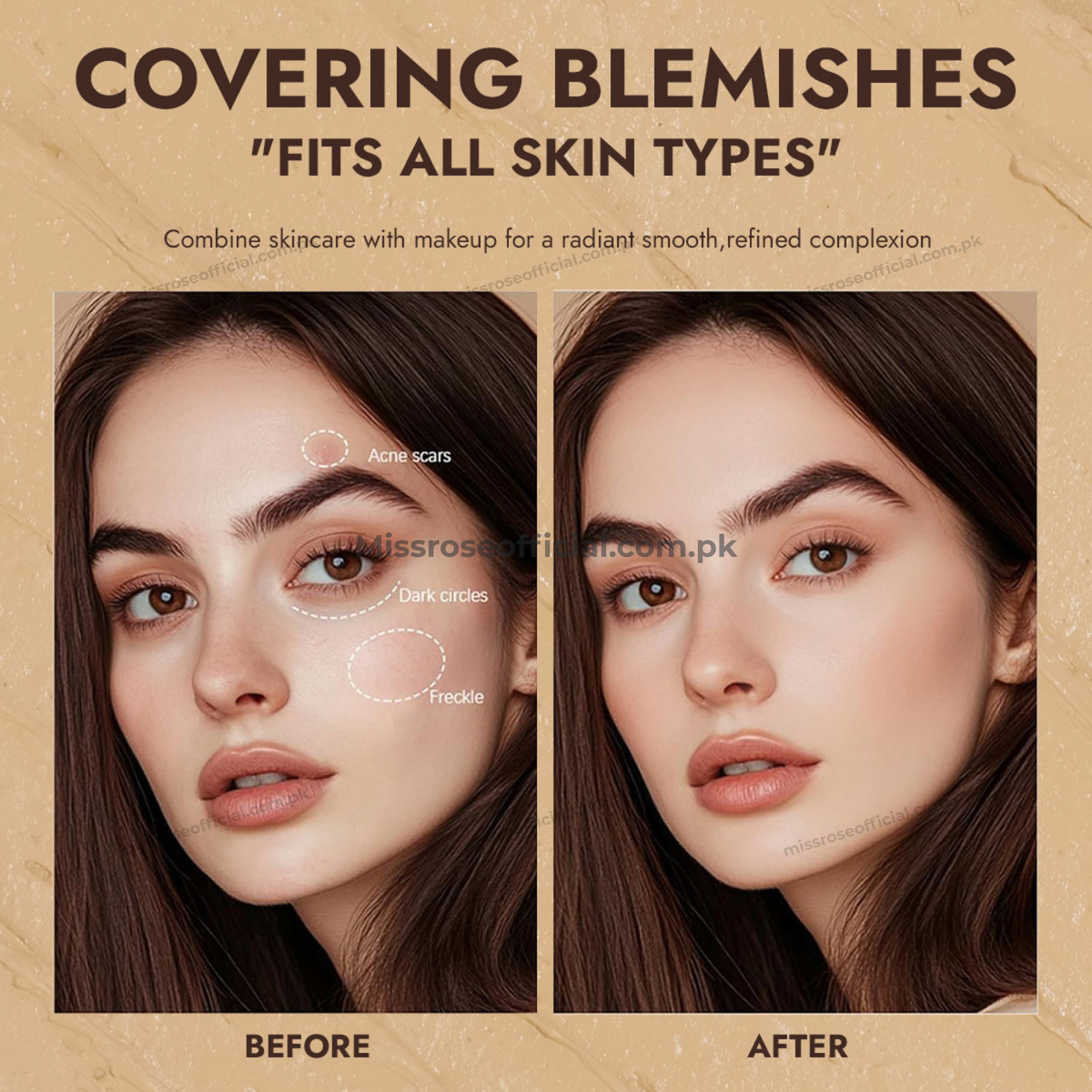 Miss Rose Base Foundation Stick