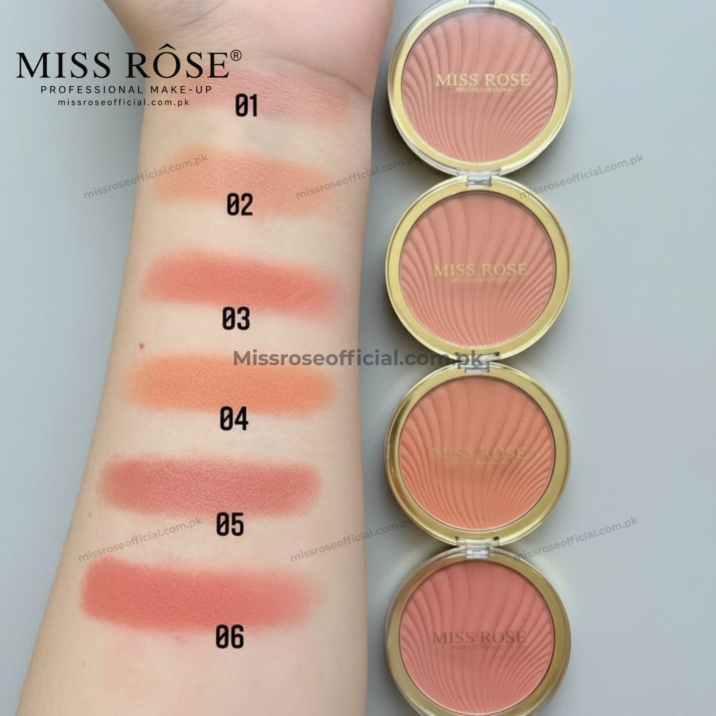 MISS RÔSE® Professional Fashion Blush