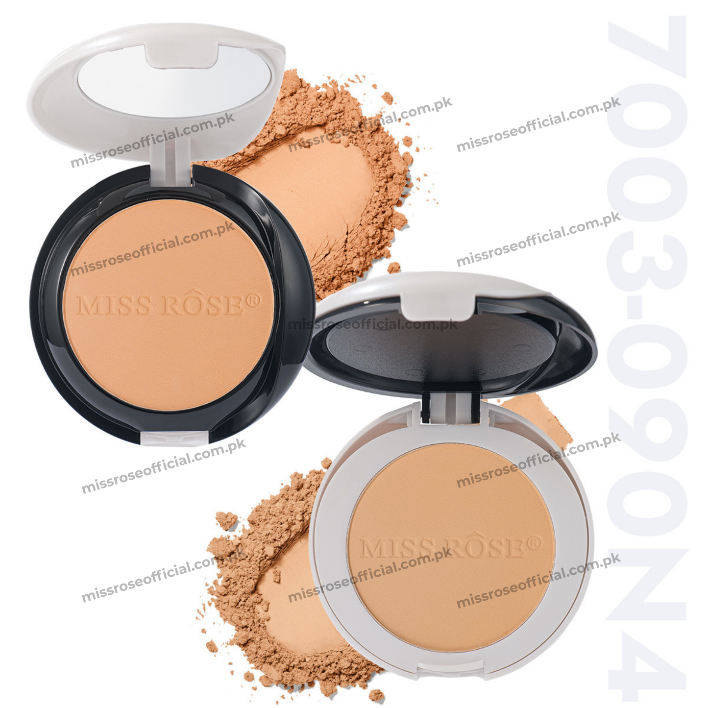 MISS RÔSE 2-in-1 Dual Tone Compact Powder