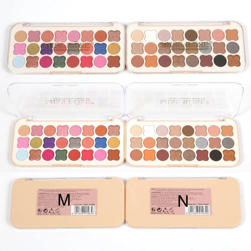 Miss Rose 24 Color Eyeshadow Palette