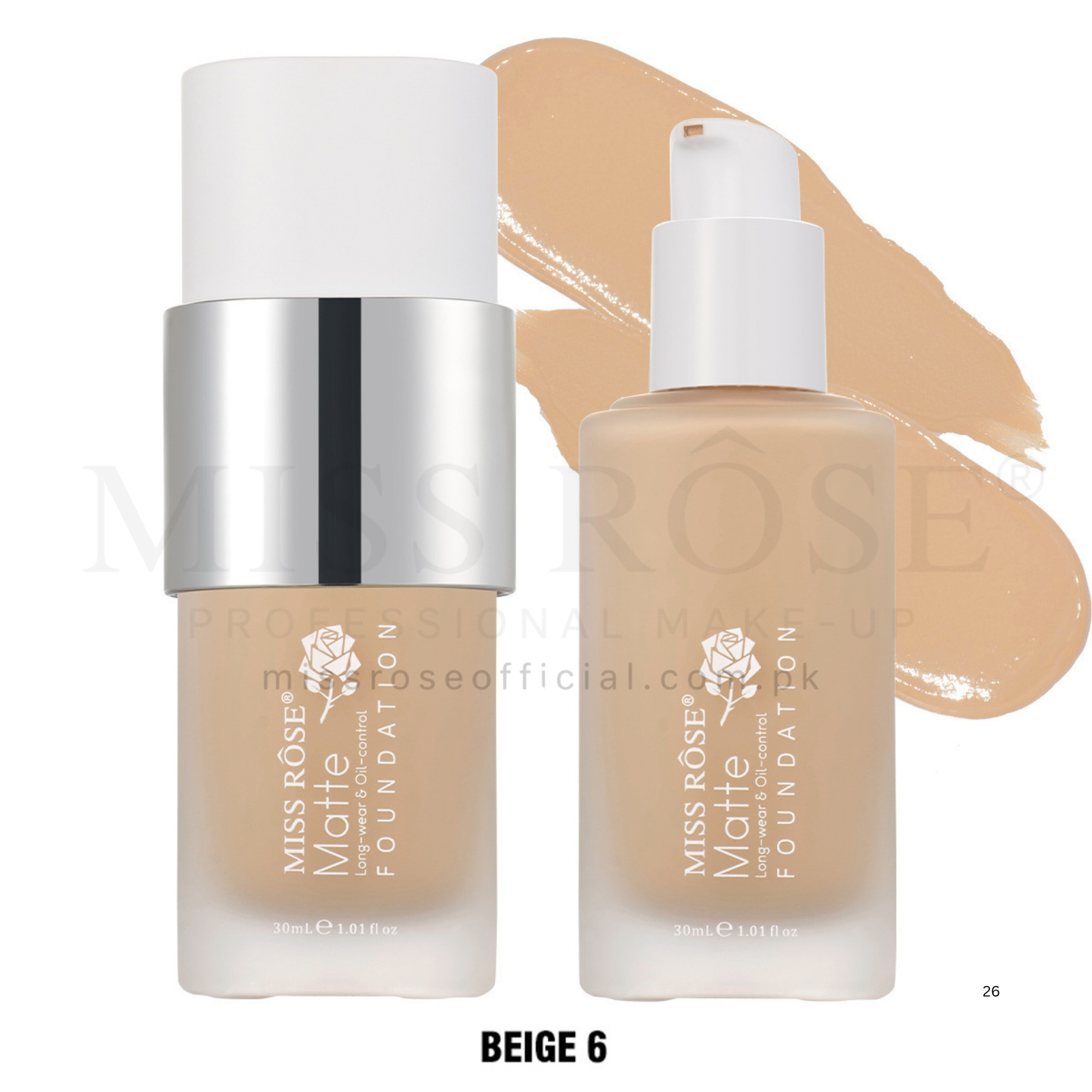 Matte Foundation Long Wear & Oil Control